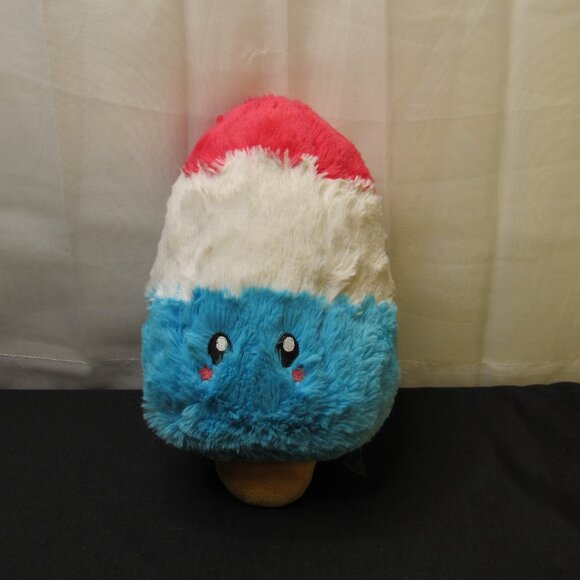 Squishable Plush Toy Bomb Pop Red White Blue  Popsicle 12” Ice Pop Soft Fuzzy Go - Picture 1 of 8
